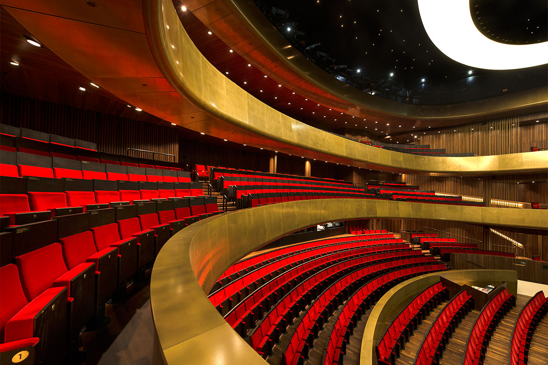 Auditorium des Musiktheater Linz